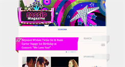 Desktop Screenshot of gossipmagazineonline.com